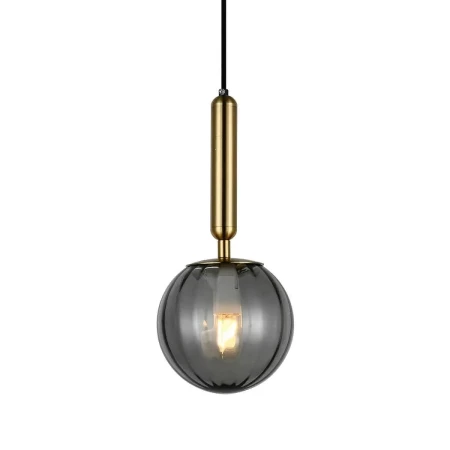 Lampa wisząca nowoczesna Ravena PND-2324-1 BRO+SG mosiężny – Italux